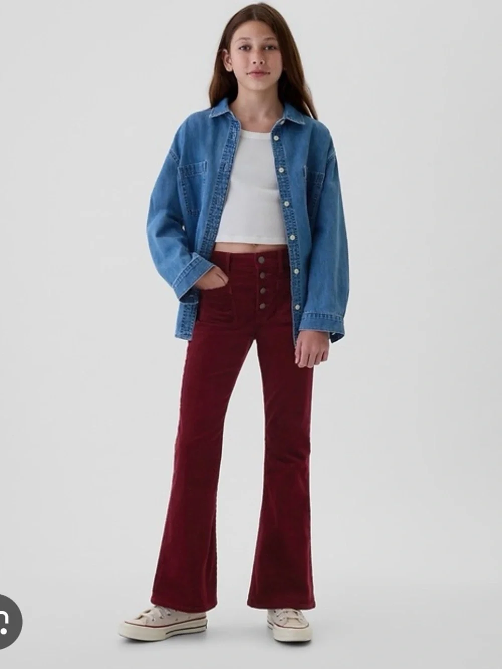 Gap Kids High Rise 70’s Flare size 12